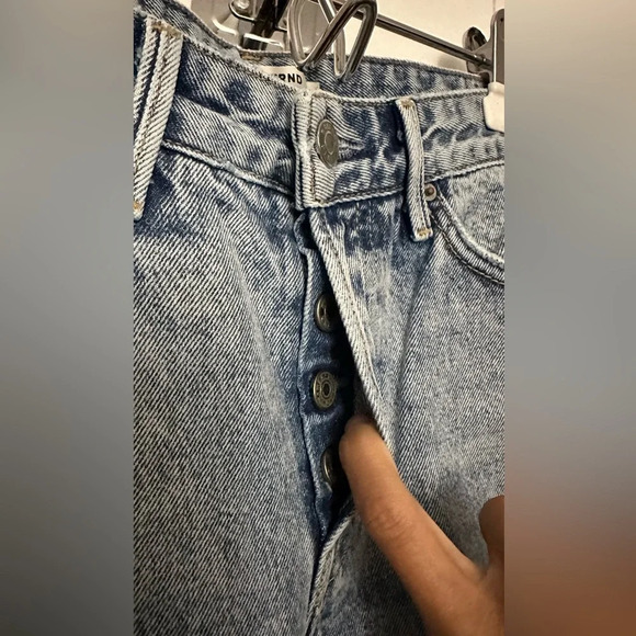 NWT GRLFRND Helena Straight Leg High Waist in All Your Days Size 25 - Picture 8 of 9